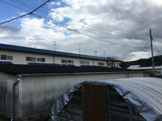 ガレージ屋根塗装