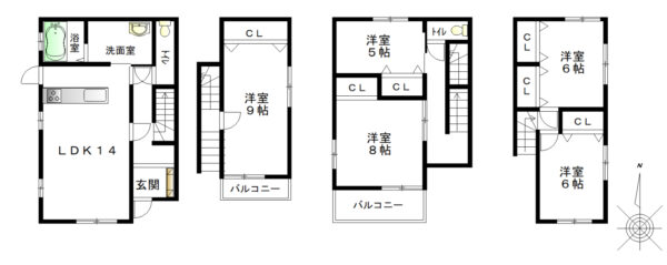 橿原市新口町２５９９万一戸建て