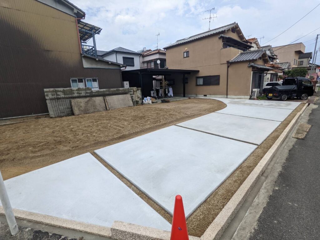 奈良県葛城市新庄外構工事