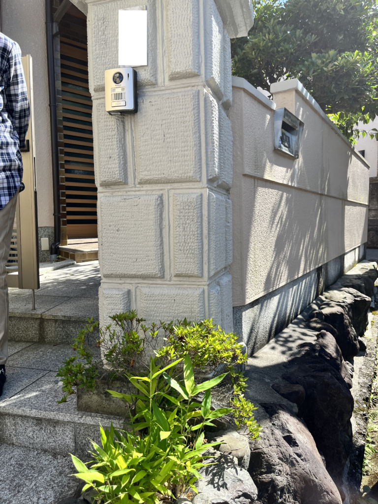 奈良県橿原市西池尻町門柱交換工事