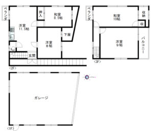 葛城市太田一戸建て図面