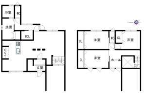 香芝市西真美3丁目一戸建図面