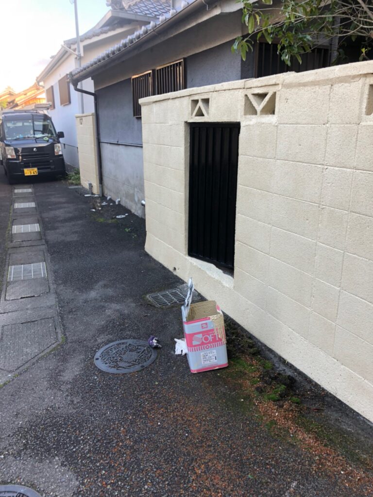 磯城郡田原本町唐古コンクリートブロック塗装工事