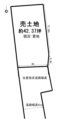 桜井市粟殿土地図面