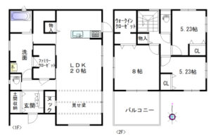 天理市三島町戸建図面