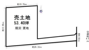 天理市丹波市町土地図面