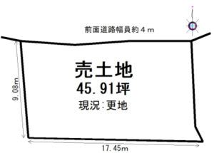 天理市櫟本町土地図面