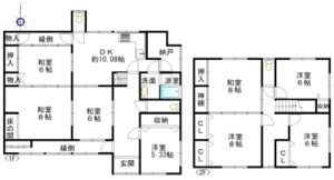 天理市櫟本町一戸建て図面