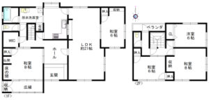 天理市備前町建物図面