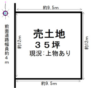 橿原市雲梯町土地図面