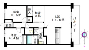 橿原市醍醐町マンション図面