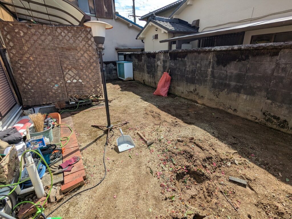 奈良県橿原市西池尻町一戸建て整地工事