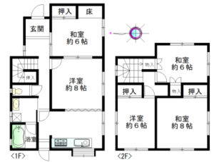 橿原市白橿町戸建図面